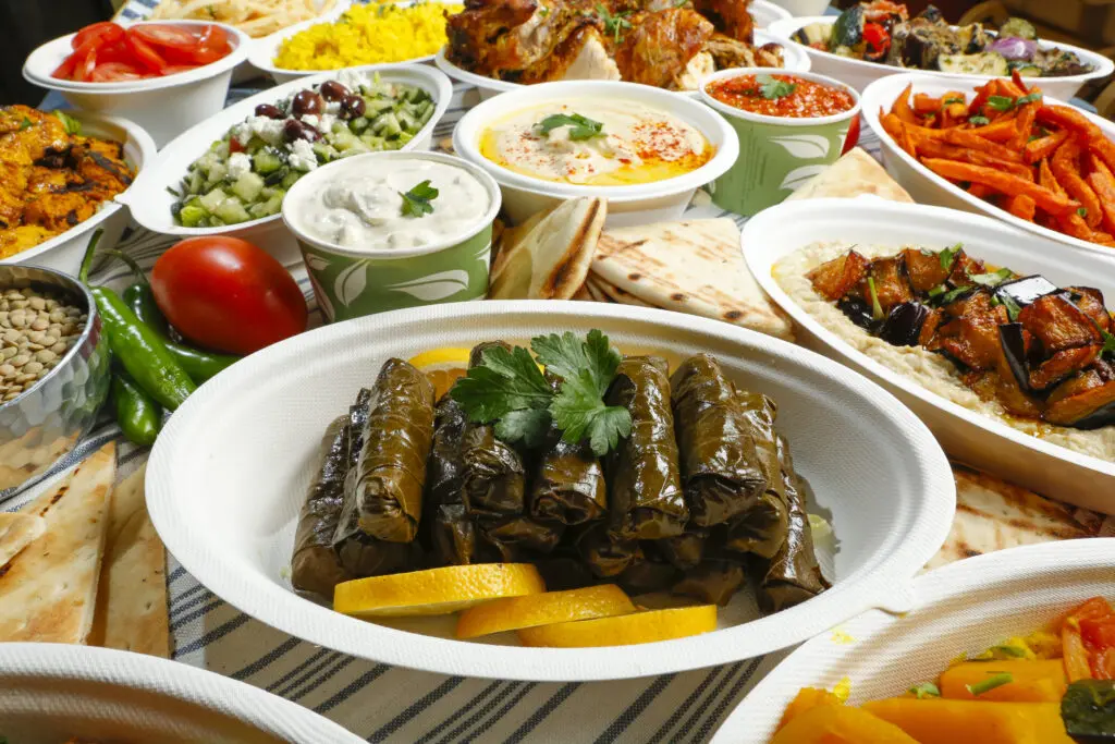 Built with a Moroccan-themed menu with items grilled to order, the focus at Crazy Pita is on creating fresh, wholesome healthful fare with options that include seasoned steak, lamb, chicken, shrimp, salmon, falafel, and seasoned ground beef known as Kefta.