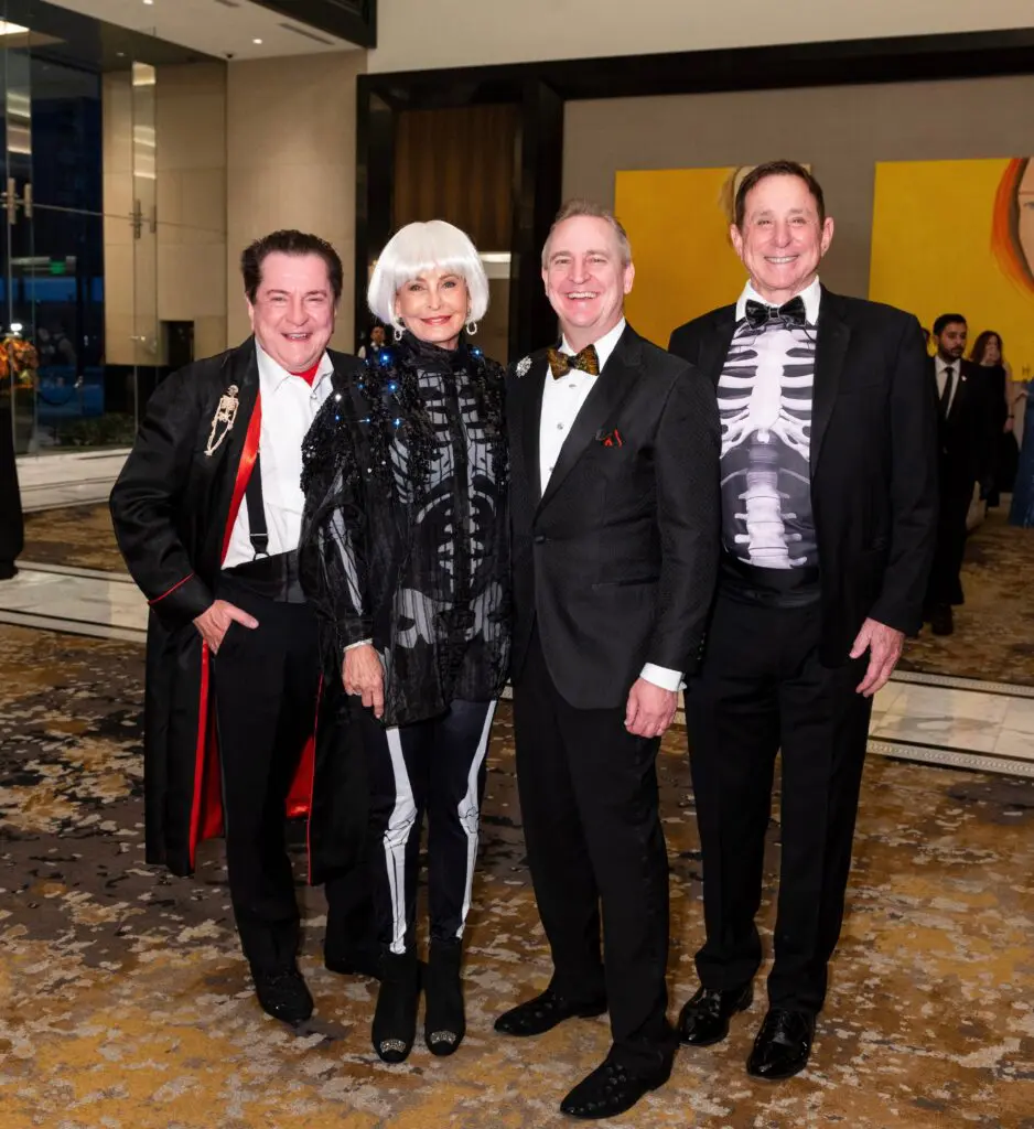 Bill Stubbs, Sueann Nichols, Kurt Grether, Randy Nichols at the Arthritis Foundation Bone Bash (Photo by Killy Photography)
