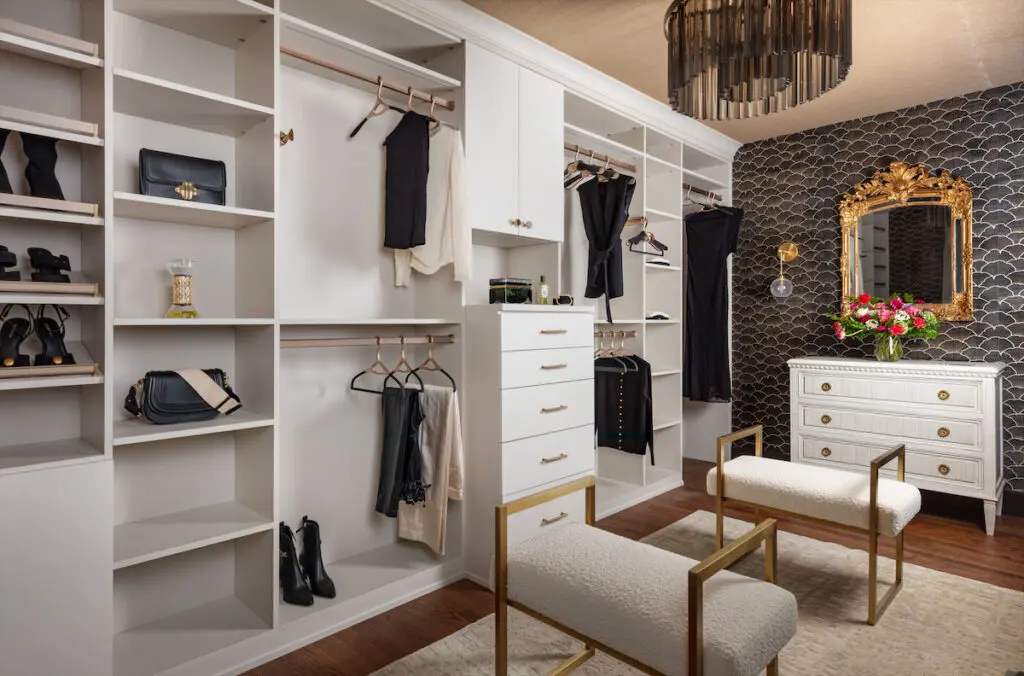 Primary Closet: Kate Riverie, Reverie Interior Design (Photo by Nickolas Sargent)