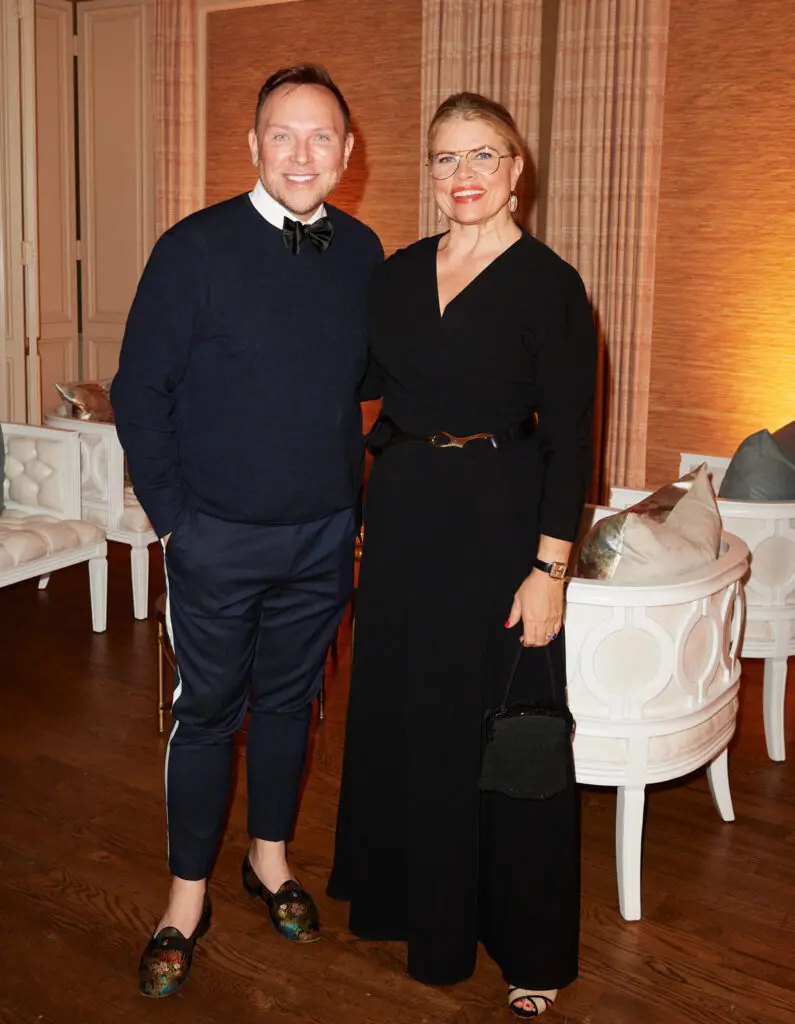 Chad James, Denise McGaha at the Kips Bay President’s Dinner (Photo by Jonathan Zizzo)