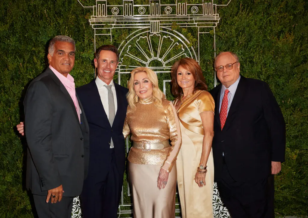 Daniel Quintero, Shelby Wagner, Jan Showers, Claire Emanuelson, Jim Druckman at the Kips Bay President’s Dinner (Photo by Jonathan Zizzo)