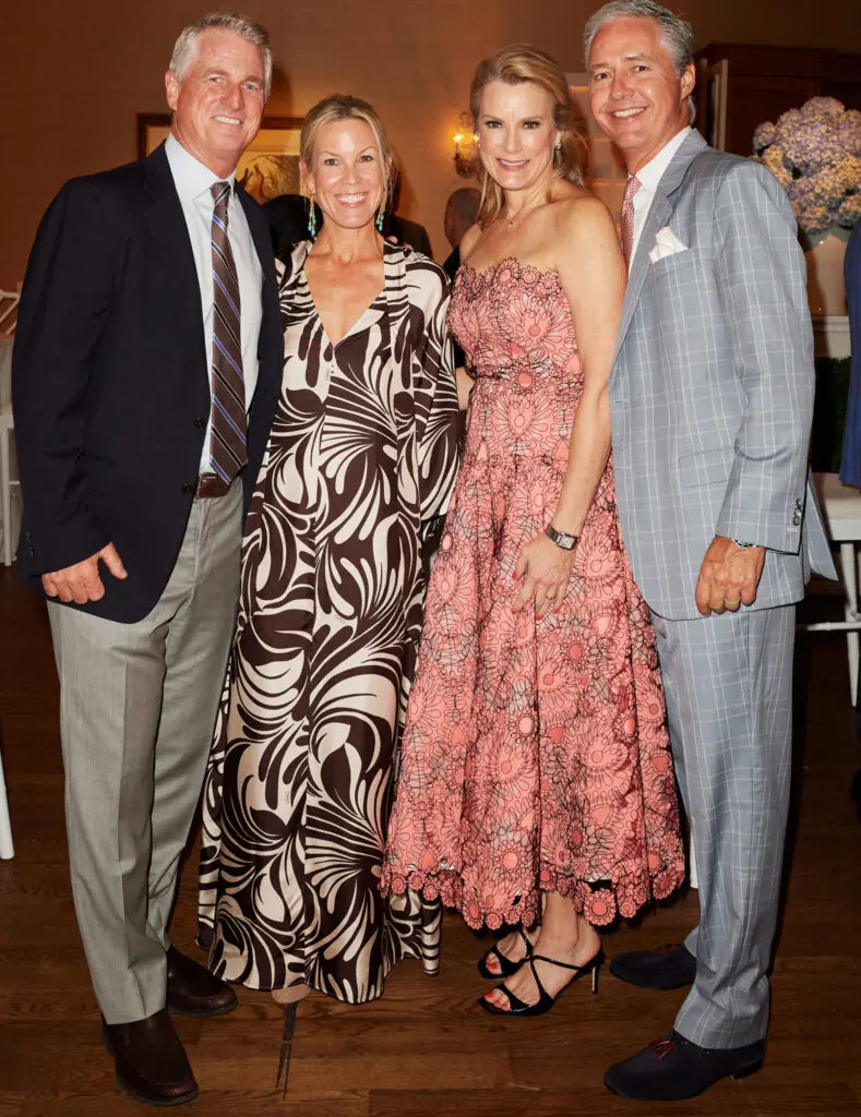 Hunter & Meredith Ellis, Trish & Mo Sheats at the Kips Bay President’s Dinner (Photo by Jonathan Zizzo)