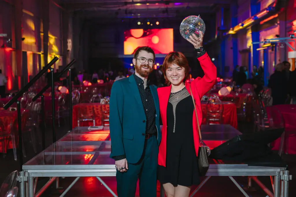 Rhys Roberts, Caitlin Hsu at Houston Arts Alliance's Add On Art Gala (Photo by Johnny Than)