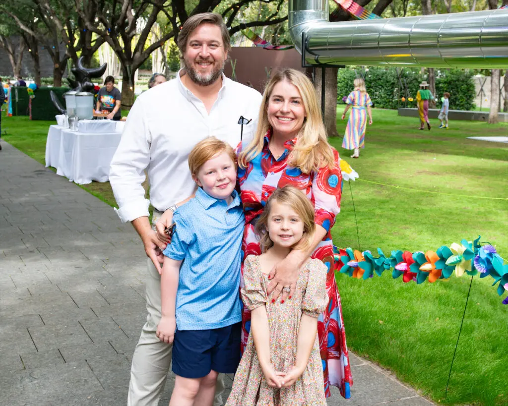 Abby and Drew Evans with their family. (Photo by Tamytha Cameron)