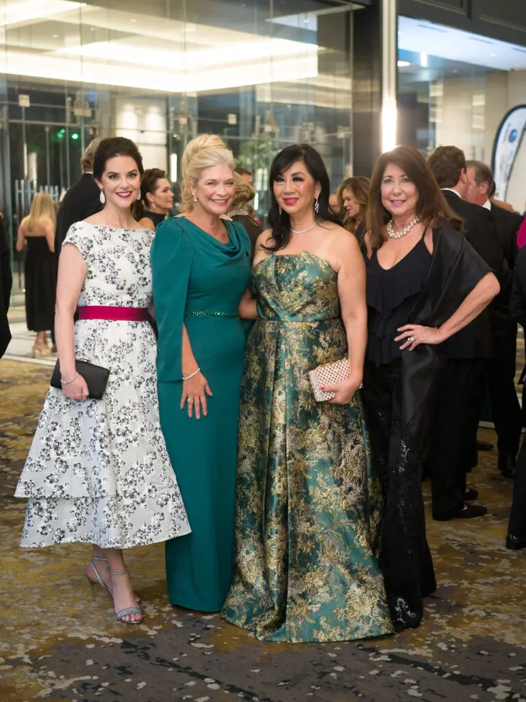 Ann Ayre, Tammie Johnson, Alice Mao Braums, Heidi Rockecharlie at the Citizens for Animal Protection Celebrity Paws Gala (Photo by Daniel Ortiz)