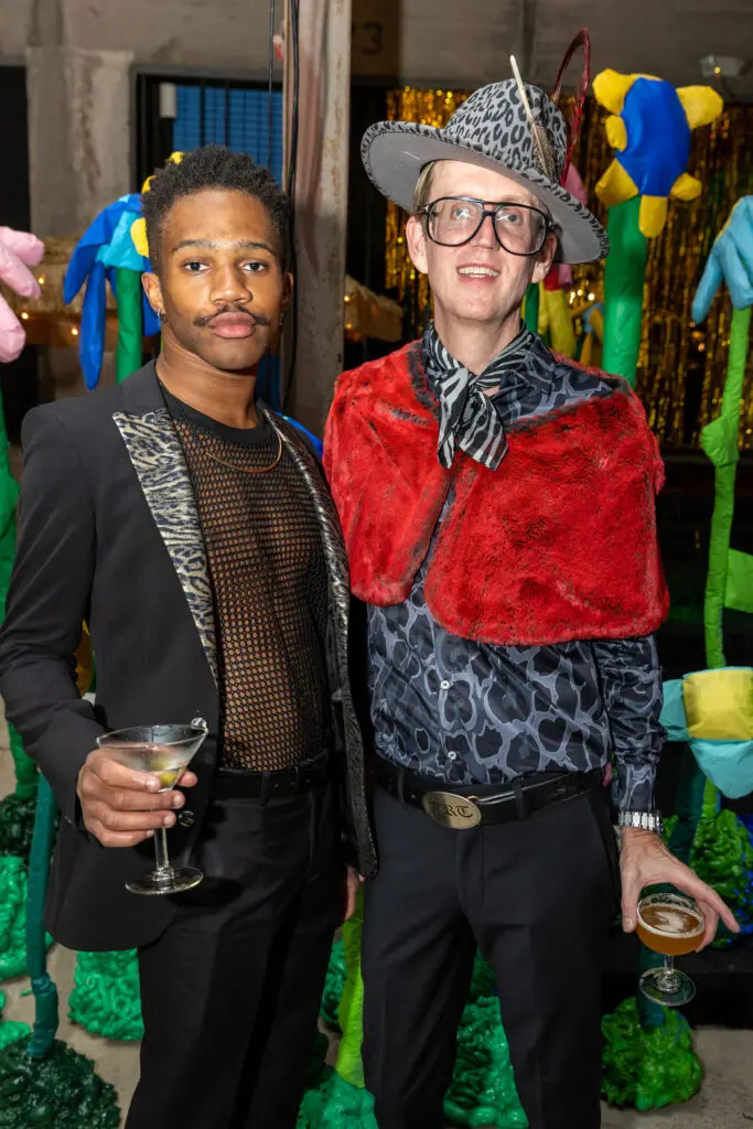 Antonio Orozco, Alton DuLaney at Orange Show Gala Where the Wild Things ART (Photo by Emily Jaschke and David DeHoyos)