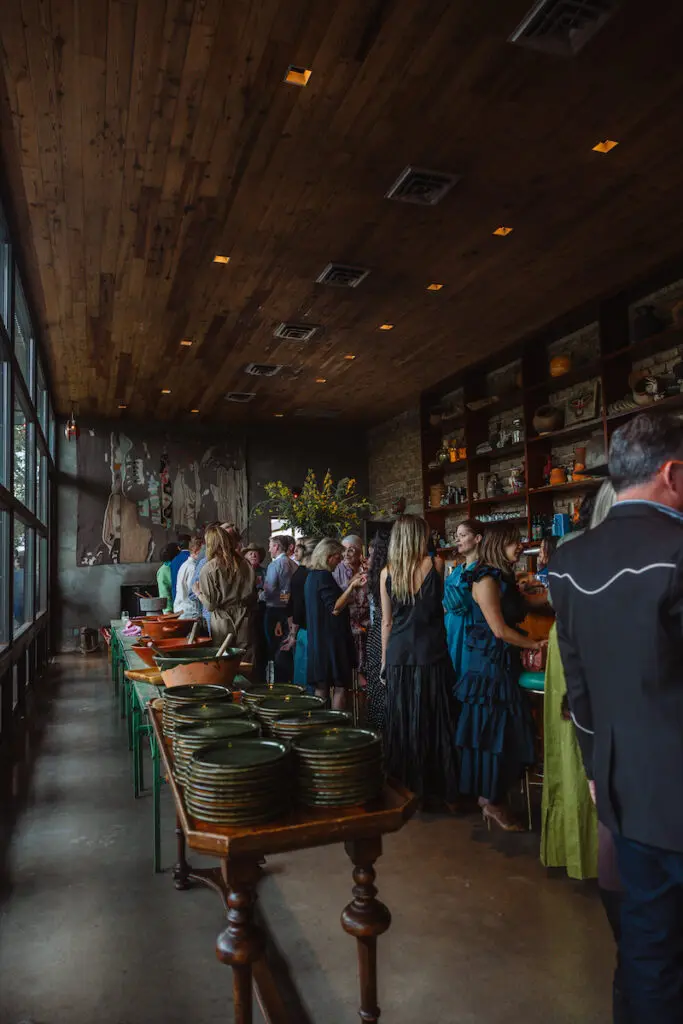 A VIP reception at The Capri in Marfa for Ballroom Marfa's 20th anniversary. 