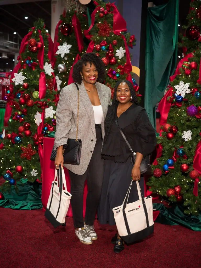 Bianca Robertson, Alexis Howard Lewis  at Houston Ballet Nutcracker Market festivities. (Photo by Daniel Ortiz) (Photo by Daniel Ortiz)
