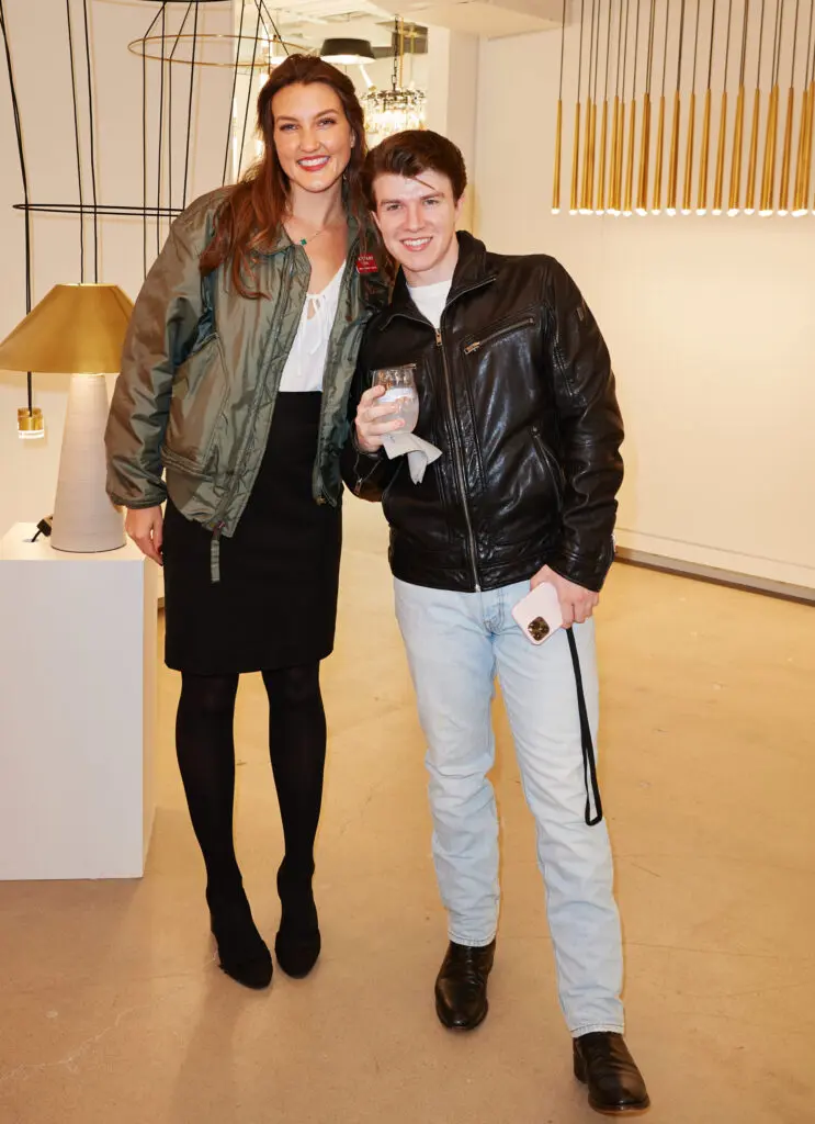 Brittany Reg, Donimic Metz at Visual Comfort & Co.