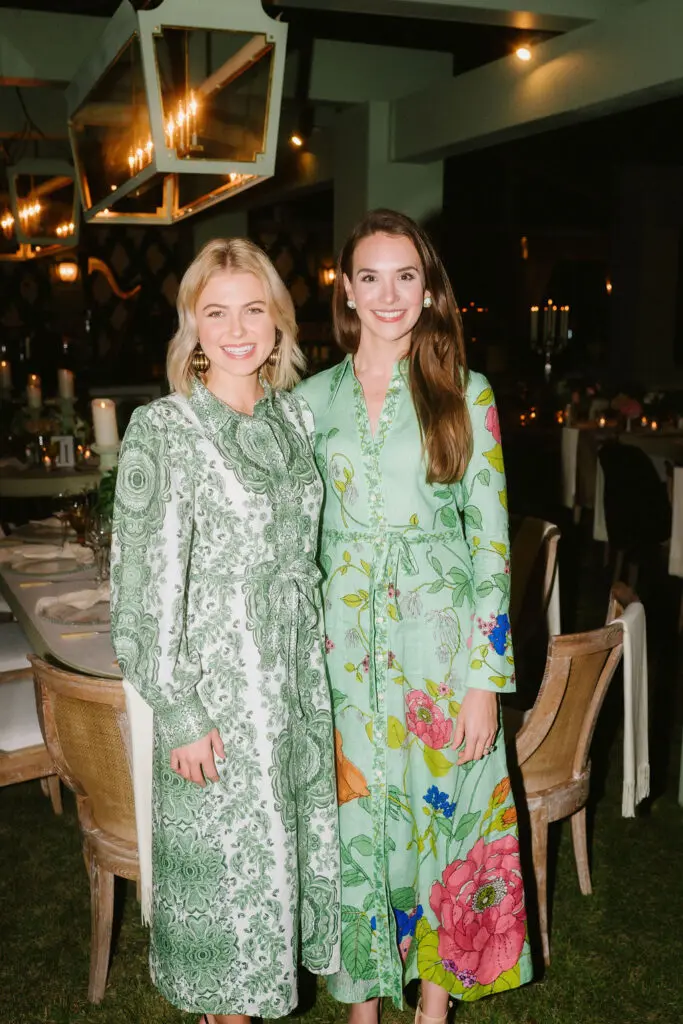 Kelsey Fritz, Lauren Gow at Children's Memorial Hermann Hospital 'Fare La Fête' gala in Memorial Park. (Photo by Joseph West)
