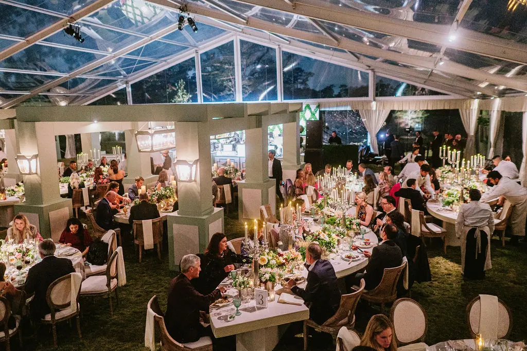 Children's Memorial Hermann Hospital 'Faire La Fête' tent in Memorial Park's Clay Family Eastern Glades (Photo by Joseph West)