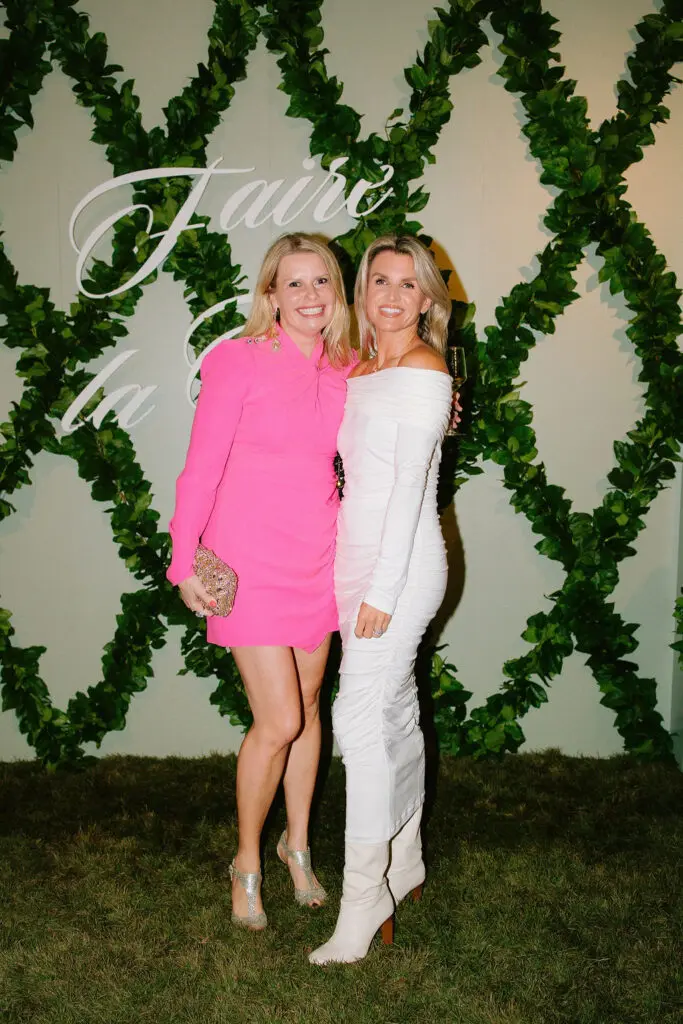 Valerie Dieterich, Lindley Arnoldy at Children's Memorial Hermann Hospital 'Fare La Fête' gala in Memorial Park. (Photo by Joseph West)