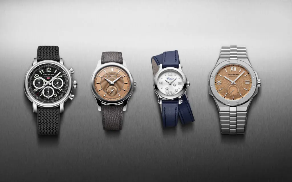 Chopard has become the first luxury Maison to roll out recycled steel for its watches. 