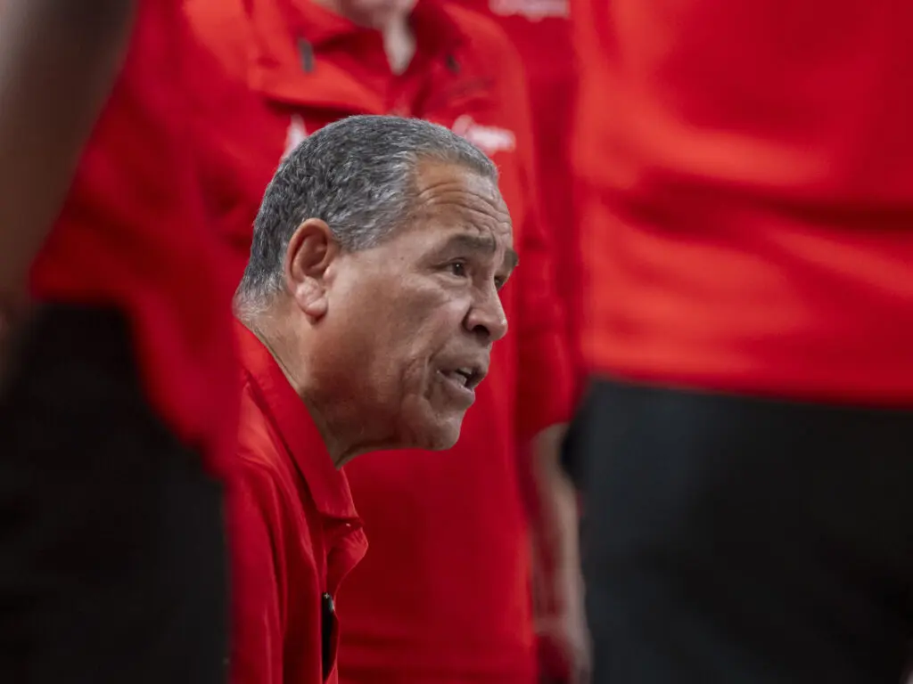 University of Houston head coach Kelvin Sampson should be headed to the Hall of Fame one day. (Photo by F. Carter Smith)