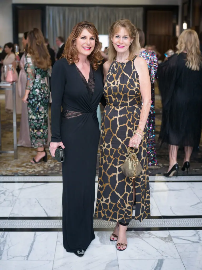 Cynthia Wolff, Cheryl Byington at the Citizens for Animal Protection Celebrity Paws Gala (Photo by Daniel Ortiz)