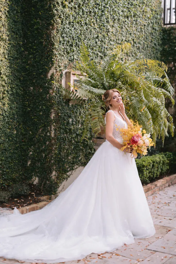 The wedding was a masterpiece of luxury and discretion. (Photo by David Throng)