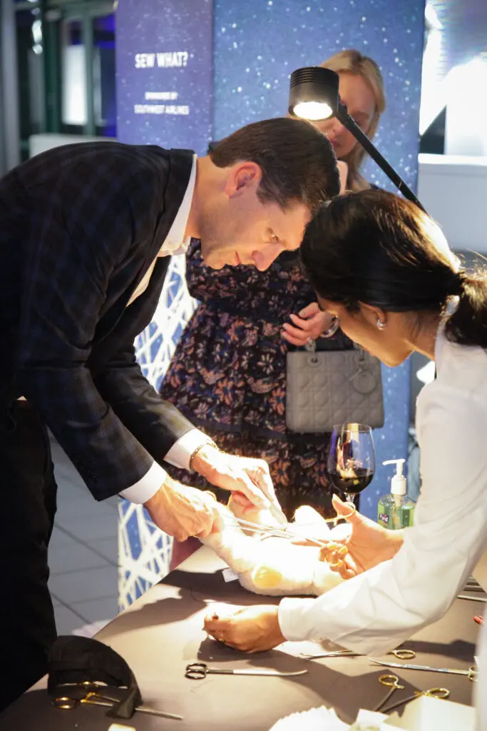 Guests at DocStars experienced hands-on activities showcasing the future of medicine at UT Southwestern. (Photo by Ren Morrison)