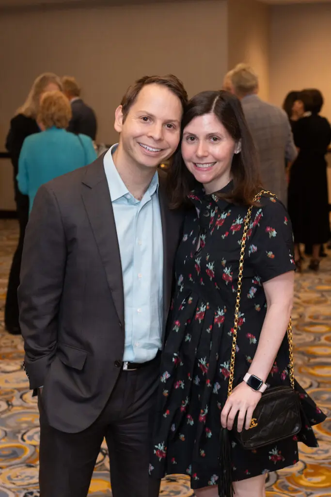 Brian & Jewel Gaister at Holocaust Museum Houston's Guardian of the Human Spirit Award luncheon.  (Photo by Wilson Parish)