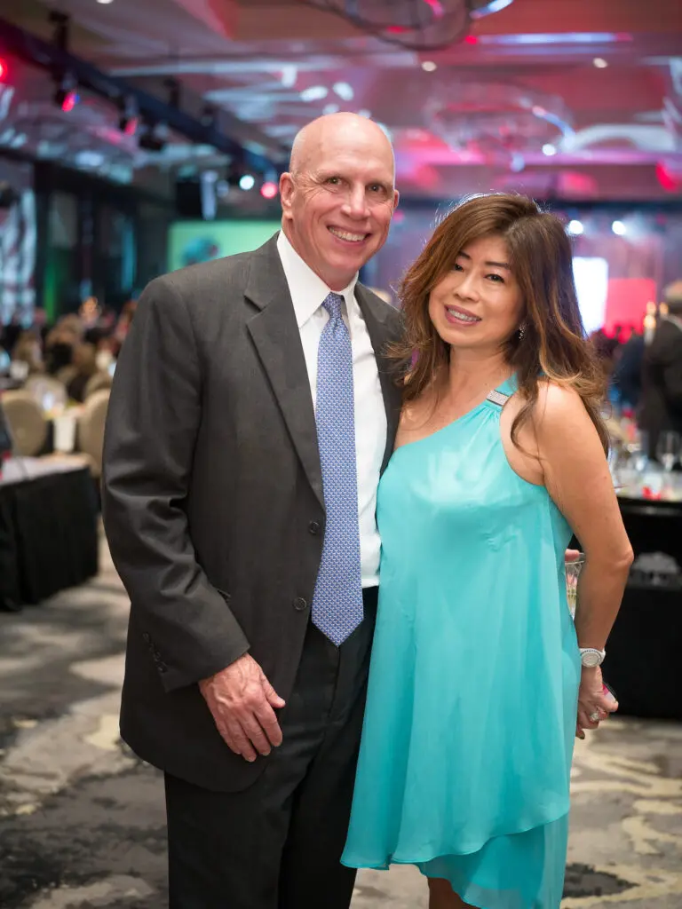 David Webster, Rose Chen at the Citizens for Animal Protection Celebrity Paws Gala (Photo by Daniel Ortiz)