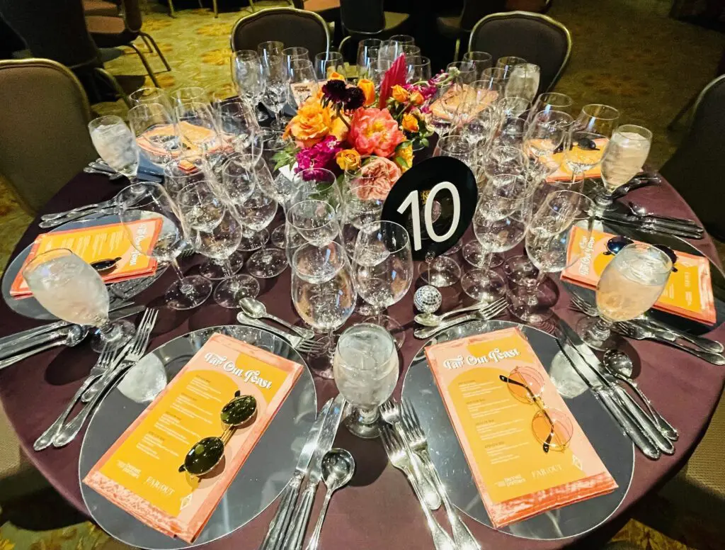 The table was set for a Far Out Feast held on Wednesday, November 8. (Photo by Courtney Dabney)