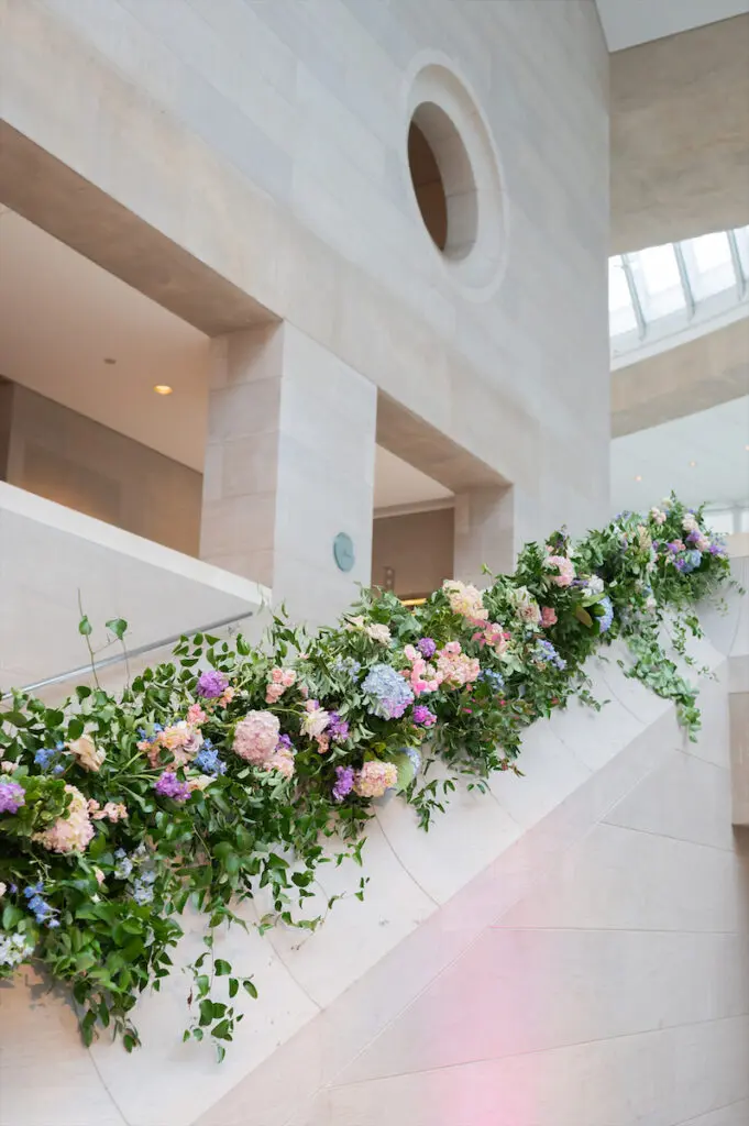 An installation by Petal & Field Floral Co. at the Meyerson in Dallas. (Photo by Domus Aurea)