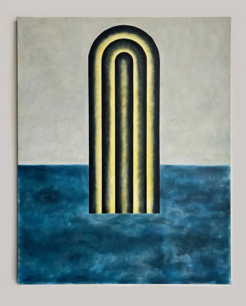 Johnny Floyd's "Transatlatic Obelisk." (Courtesy Johnny Floyd and Conduit Gallery, Dallas)