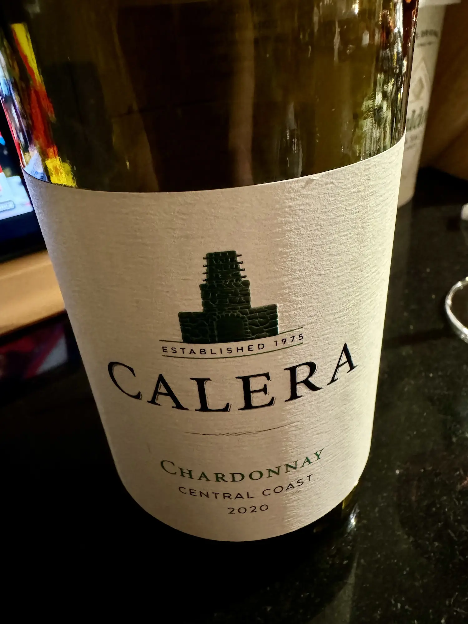 The 2020 Calera chardonnay is a worthy holiday wine.