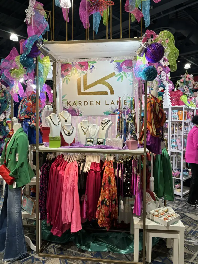 More than 120 local vendors showcased their wares at this year's holiday market dubbed Holly Jolly, including local boutique Karden Lane. (Photo by Laura Landsbaum)