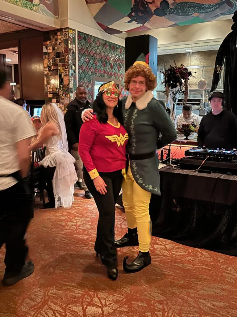 Lisa Gochman, Chis Beverly at the La Griglia Halloween bash. (Photo by Shelby Hodge)