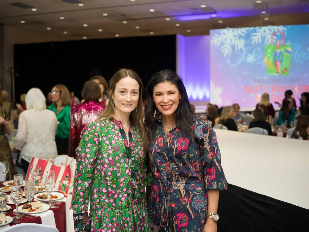 Houston Ballet's Julie Kent, Kristy Bradshaw at the Houston Ballet Nutcracker Market Saks Fifth Avenue Fashion Show and  Luncheon. (Photo by Daniel Ortiz)
