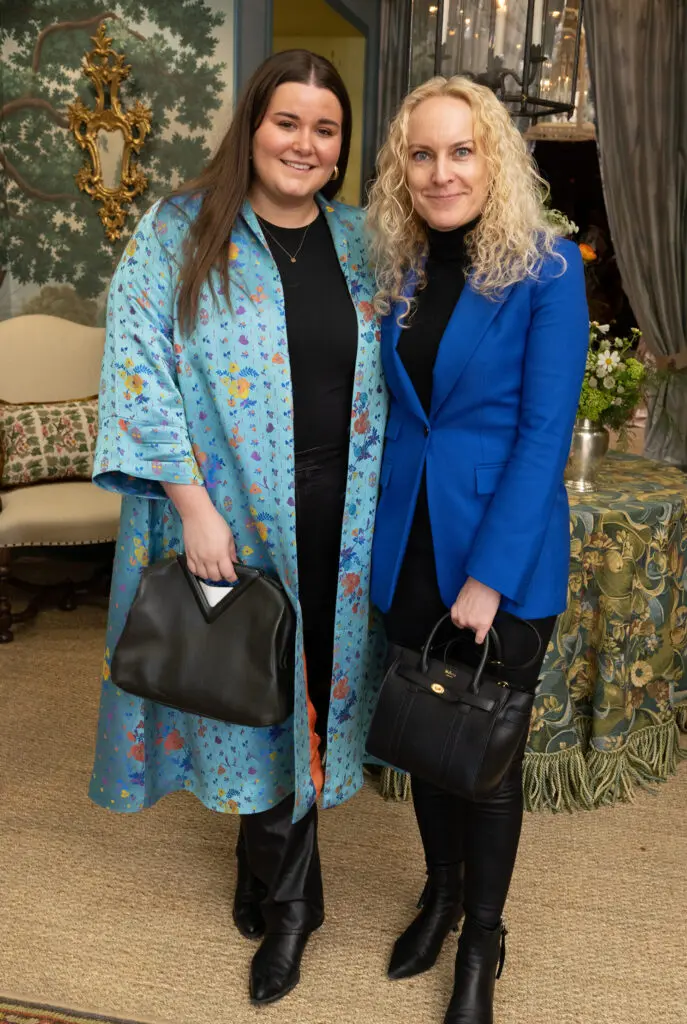 Kate Rogers, Tina Jeppesen at Culp Associates (Photo by George Fiala)