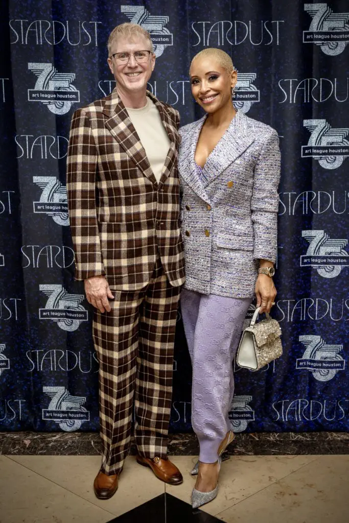 Matt & Joi Maria Probus at Art League Houston’s 75th Anniversary Gala (Photo by Alex Barber and Laura Burlton)