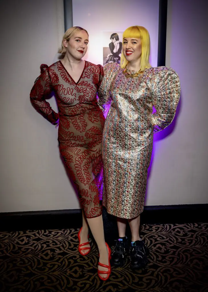 Sarah Darro, Patricia Restrepo at Art League Houston’s 75th Anniversary Gala (Photo by Alex Barber and Laura Burlton)