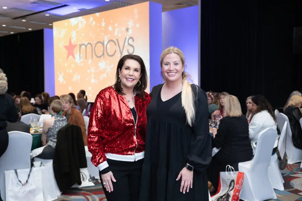 Lisa Schumate, Jacqueline Schumate at the Houston Ballet Nutcracker Market Macy's Fashion Show and Luncheon. (Photo by Daniel Ortiz) (Photo by Daniel Ortiz)