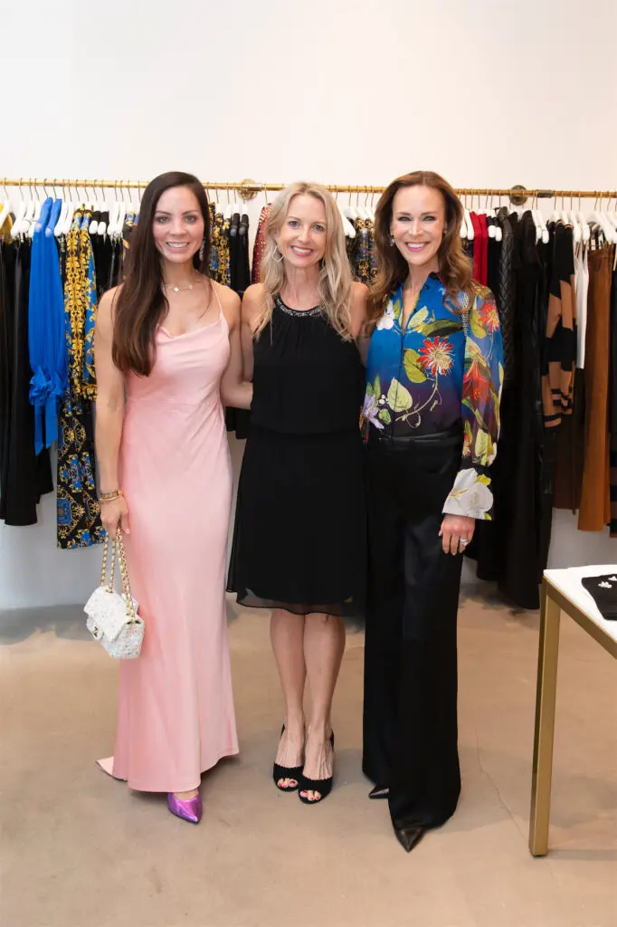 Luncheon co-chair Samantha Wortley, LLS Red River Region executive director Leah Swanson and luncheon co-chair Brooke Shelby. (Photo by Tamytha Cameron)