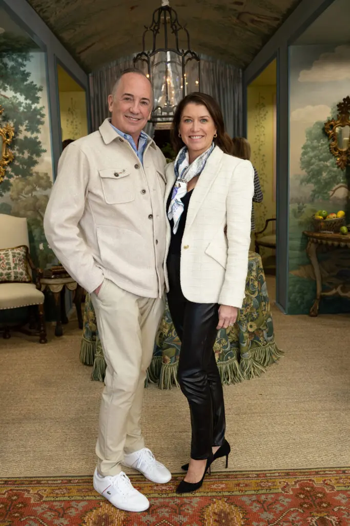 Michael Bauer, Roz Murphy at Culp Associates (Photo by George Fiala)