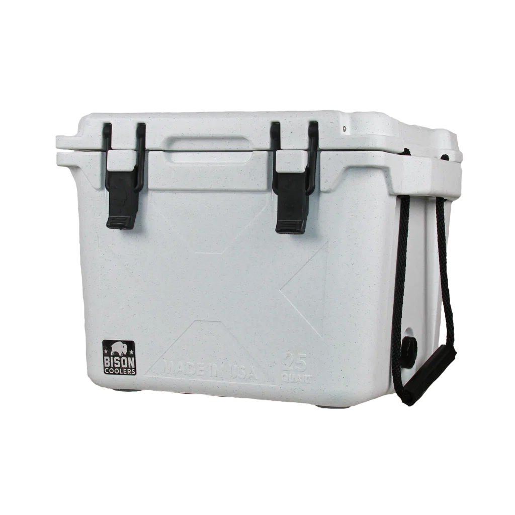 White 25 QT Bison Cooler, $249.99.