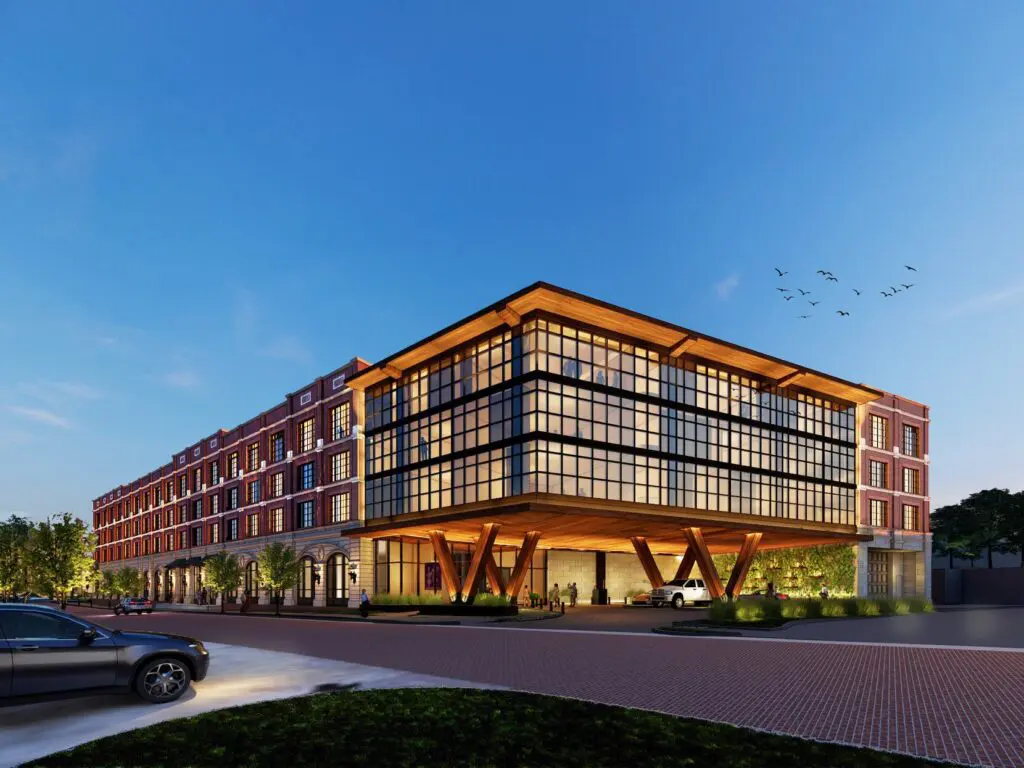 Bowie House is a distinctive new Fort Worth hotel. (BOKA Powell rendering)