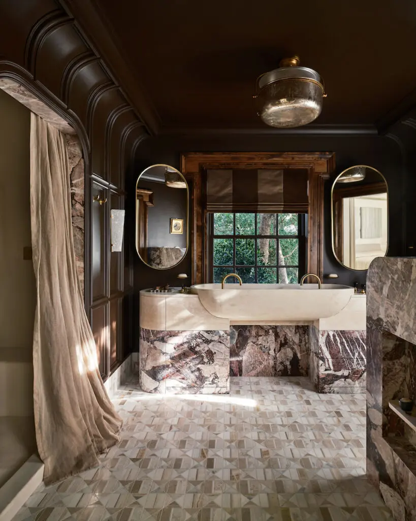 Primary Bathroom: Ginger Curtis, Urbanology Designs (Photo by Stephen Karlisch) 