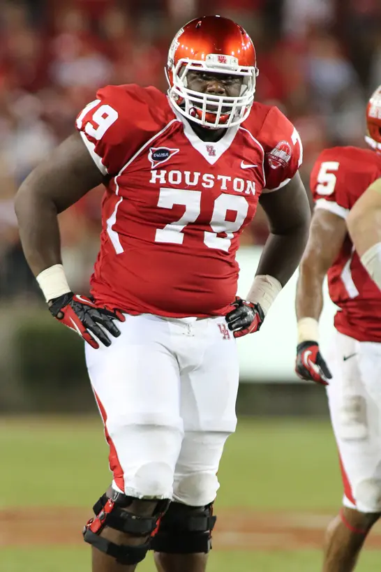 Ralph Oragwu was a stalwart on the University of Houston's offensive line.