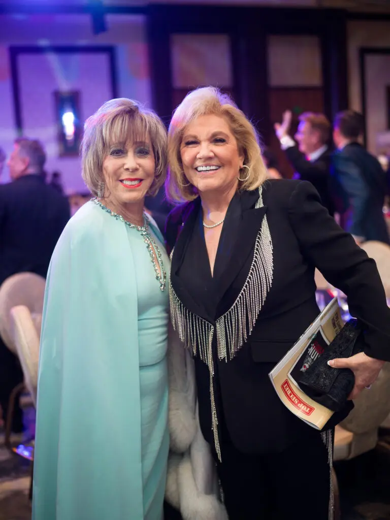 Suzanne Klein, Edna Meyer-Nelson at the Citizens for Animal Protection Celebrity Paws Gala (Photo by Daniel Ortiz)