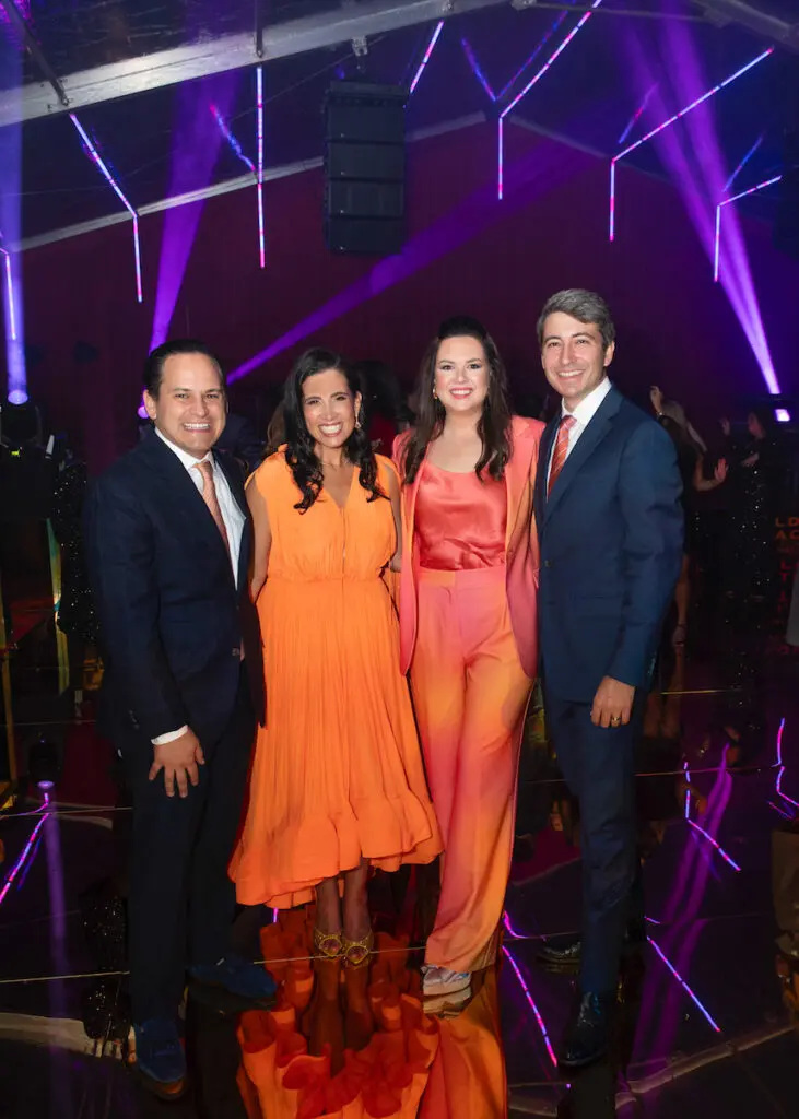 The 2023 Night at the Museum Chairs: Santiago Jorba, Catalina Gonzalez, Elizabeth Phillips, and Kevin Phillips (Photo by Tamytha Cameron)