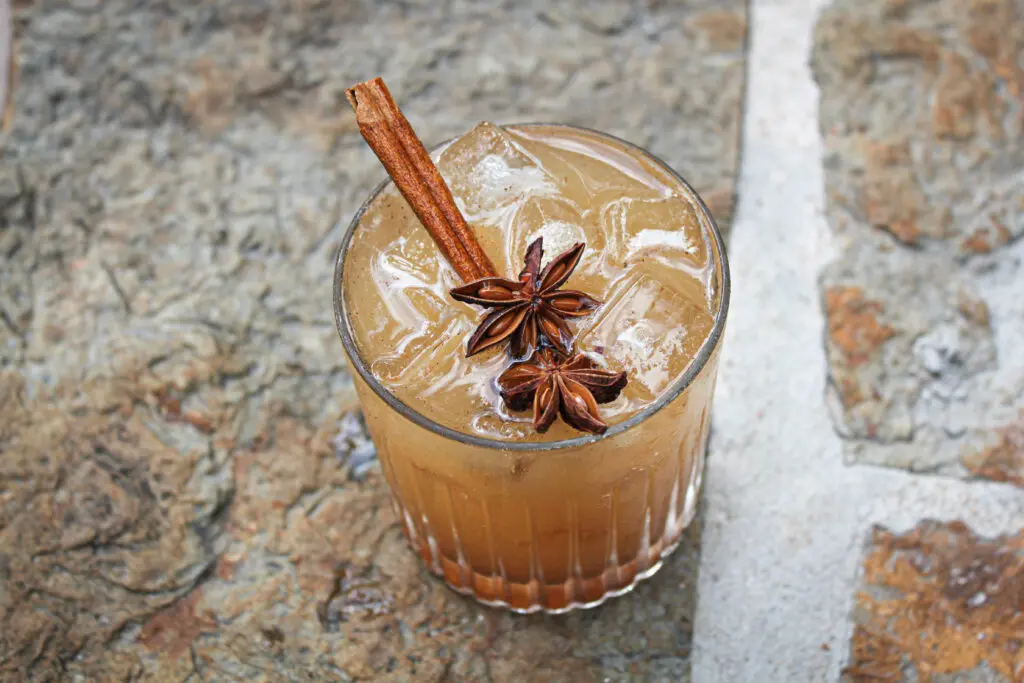 The Bourbon Apple Cider is also available at The Lobby Bar. It is made with house-made caramel vodka, Hammer Down 8th Wonder Bourbon, cinnamon, nutmeg and apple cider. (Image credit: Audrey Carni)