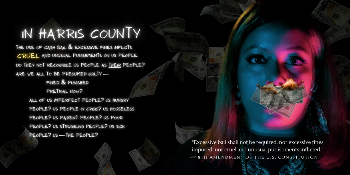 Faylita Hicks' <em>Harris County & the 8th</em> for 8x5 Houston (Courtesy Art at a Time Like This)
