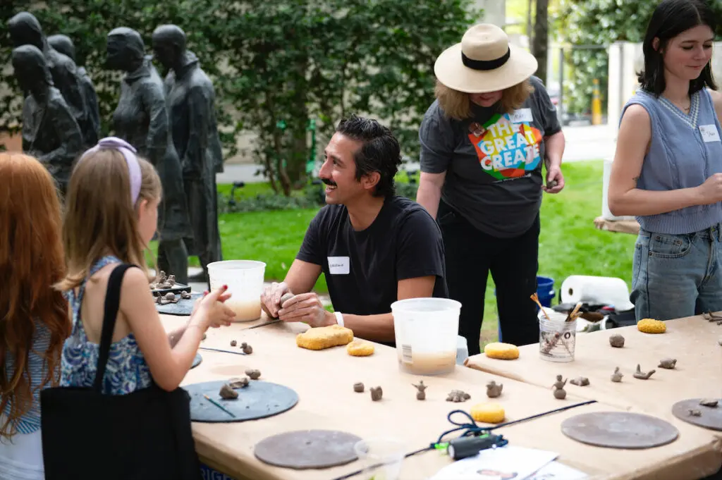 Artists at the 2023 Great Create in Dallas.  (Photo by Tamytha Cameron)