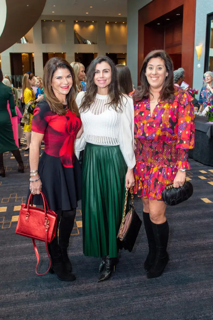 Laura Davenport, Nadine Boutros, Jennifer Vallone at the Child Advocates Angels of Hope Luncheon.  (Photo by Jacob Power)