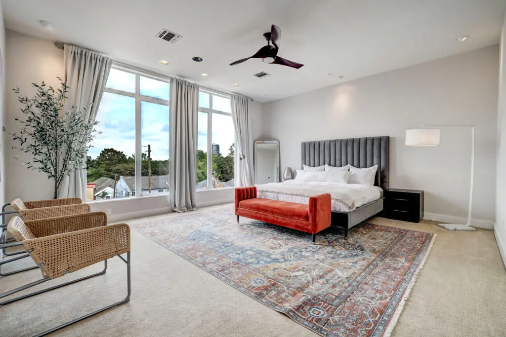 At the end of the day, unwind in one of 4419 Mandell’s tranquil bedrooms.