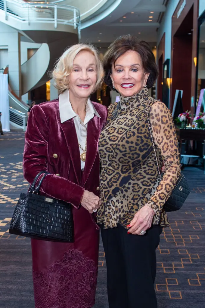 Betty Davis, Lou Ebert at the Child Advocates Angels of Hope Luncheon (Photo by Jacob Power)