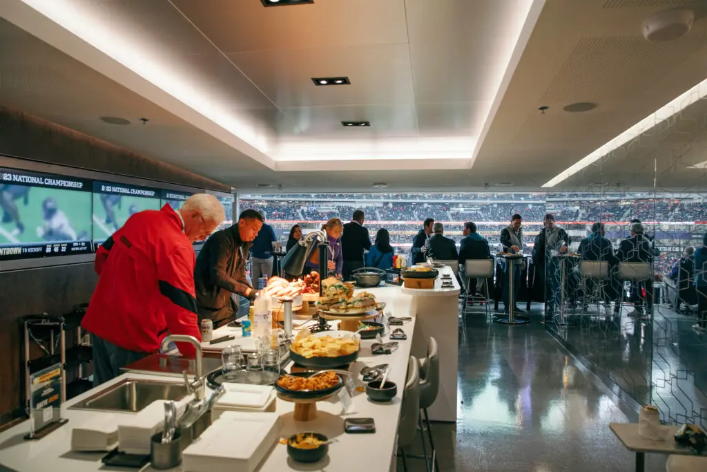 REVELxp knows that great food is part of an elevated game day experience.