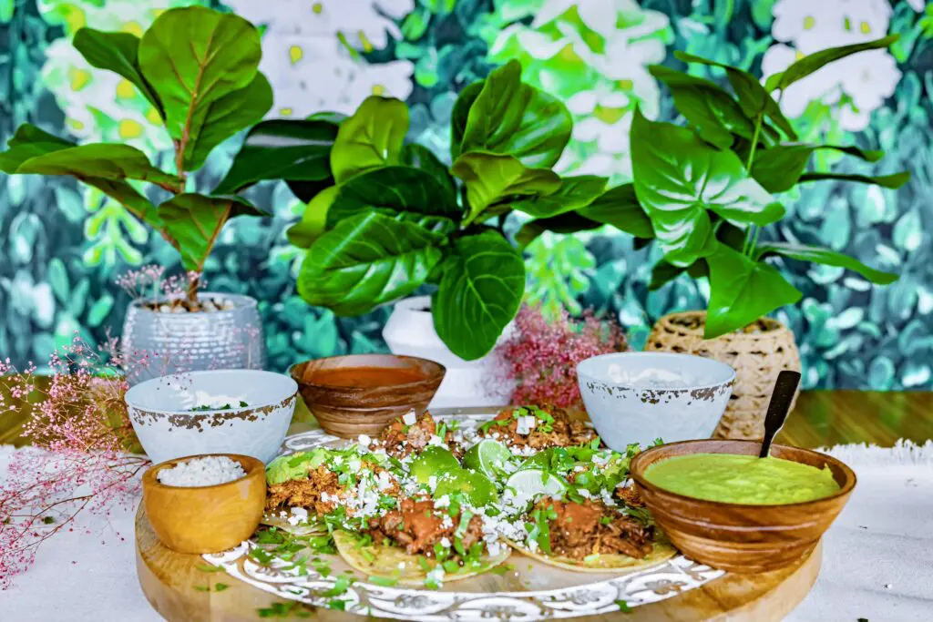 Many tacos and sauces at Buena Vida Taqueria have a Latin spin.